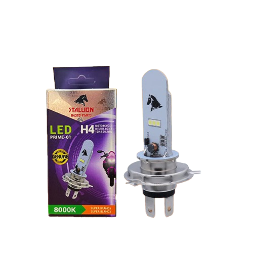 Lâmpada Led H4 8000K Prime Azul Stallion Titan Xre Cbx250 Cb300 Lâmpada Led H4 8000K Prime Azul Stallion Titan Xre Cbx250 Cb300