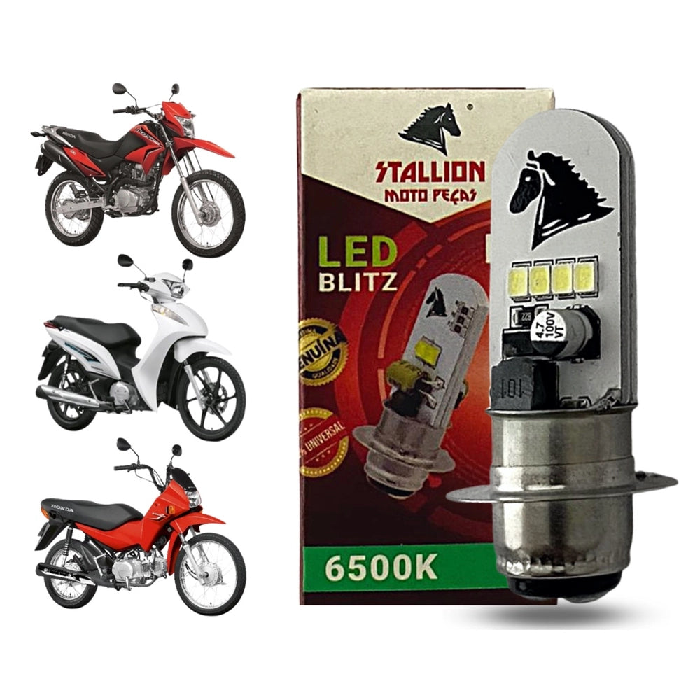 Lâmpada Led M5 Biz 100 125 Nxr Bros 125 150 Pop 100
