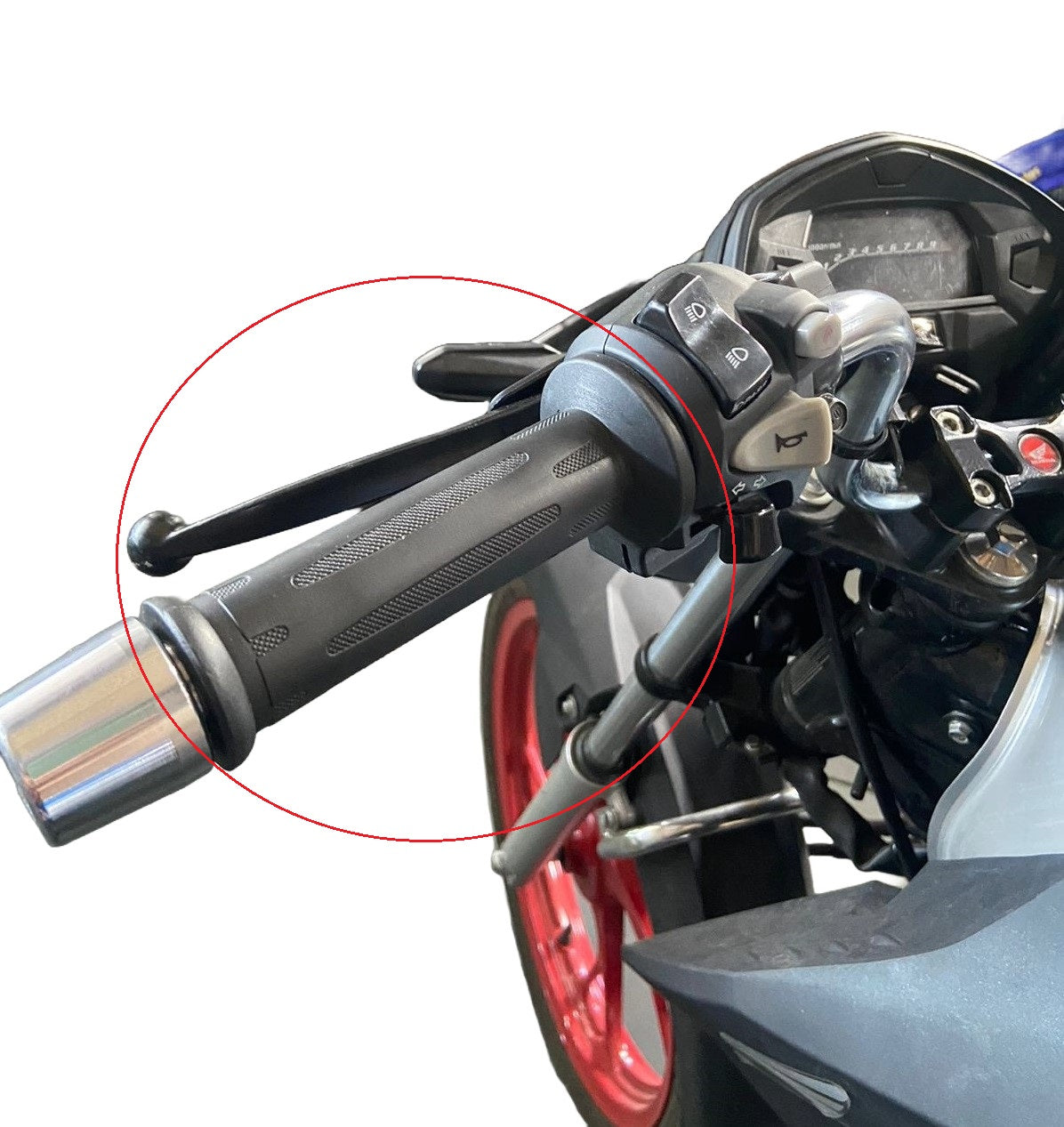 Par Manopla Modelo Bmw S1000 C/Roldana Para Cg 125 150 160 Todas G76