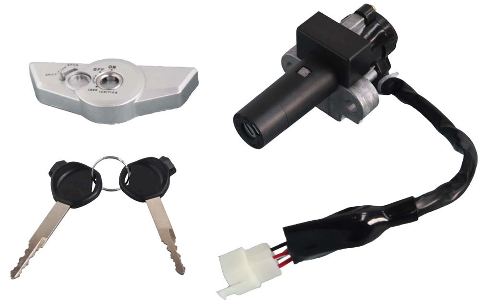 Kit Chave Ignição Titan 150 Mix 09/13 Com Bloqueador 4 Fios Zouil 3MTB100449