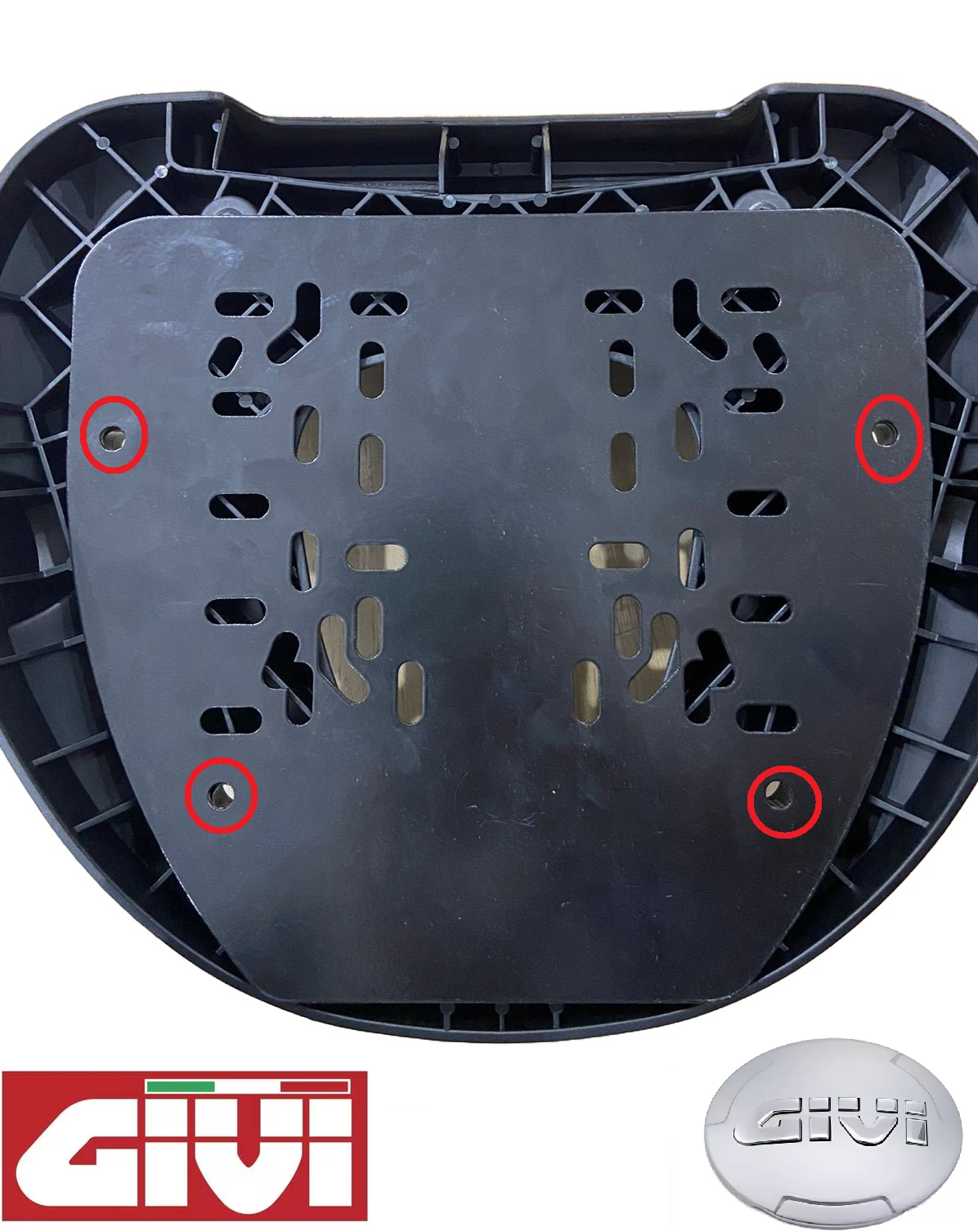 Suporte Base Bau Bauleto Chapa Universal Glider Givi G76