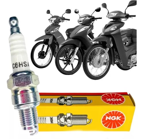 Vela Honda/ Yamaha /Sundown Biz 100 Web 100 Crypton 115 Ngk C6HSA