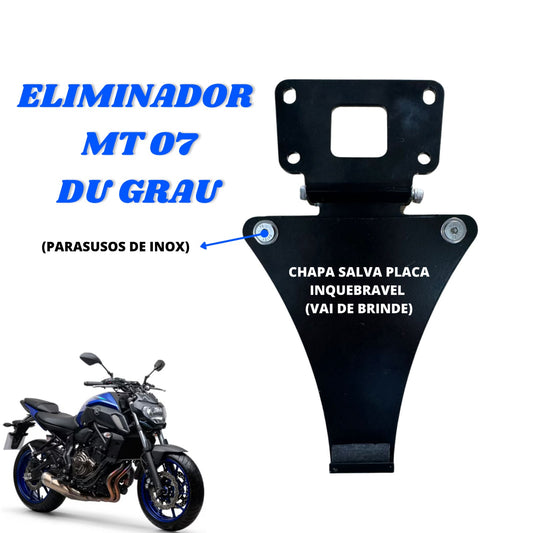 Eliminador Placa Mt 07 DUGRAU G76