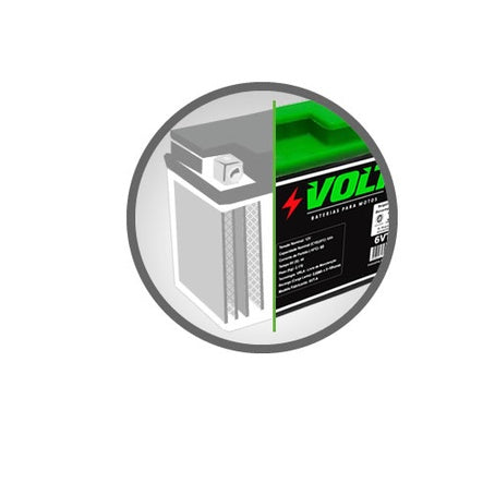 Bateria Volt 8VT Honda Cb500 Xt 600 Z750 Bandit Shadow Deluxe Volt