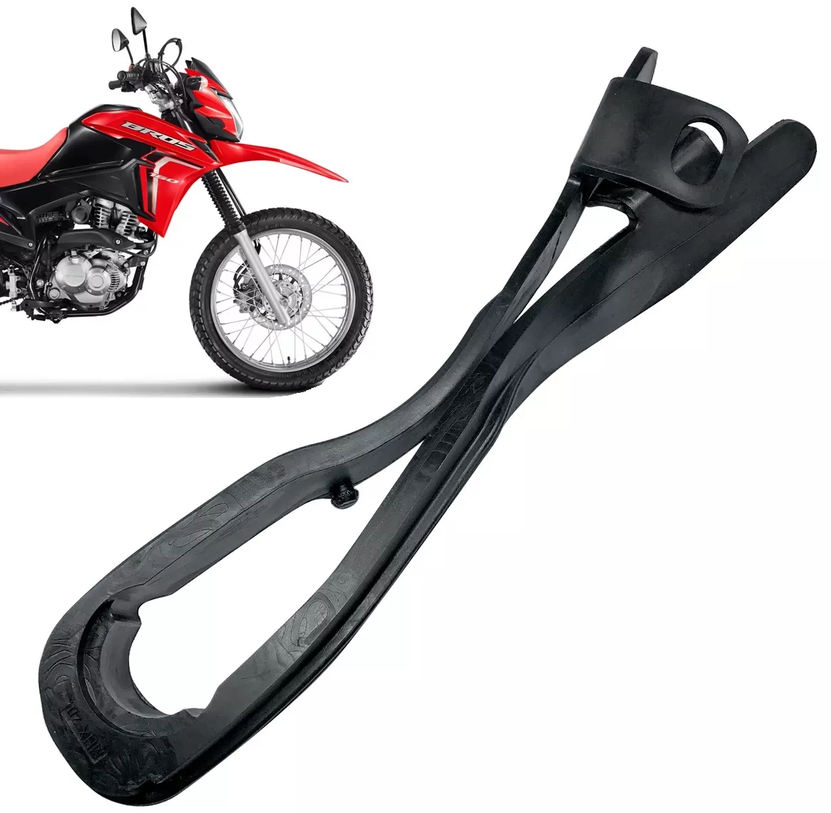 Guia Deslizante Corrente Balança Xre 190 Nxr Bros 125 150 160