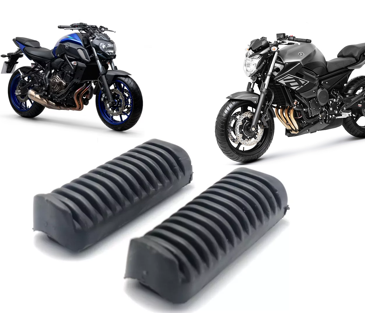 Borracha Pedaleira Dianteira Fazer 250 Xtz 660z Tenere Mt 03 07 09 Xj6