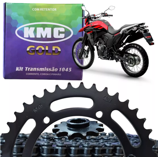 Kit Relação Transmissão Xtz 250 Tenere 520H Com Retentor KMC 880478