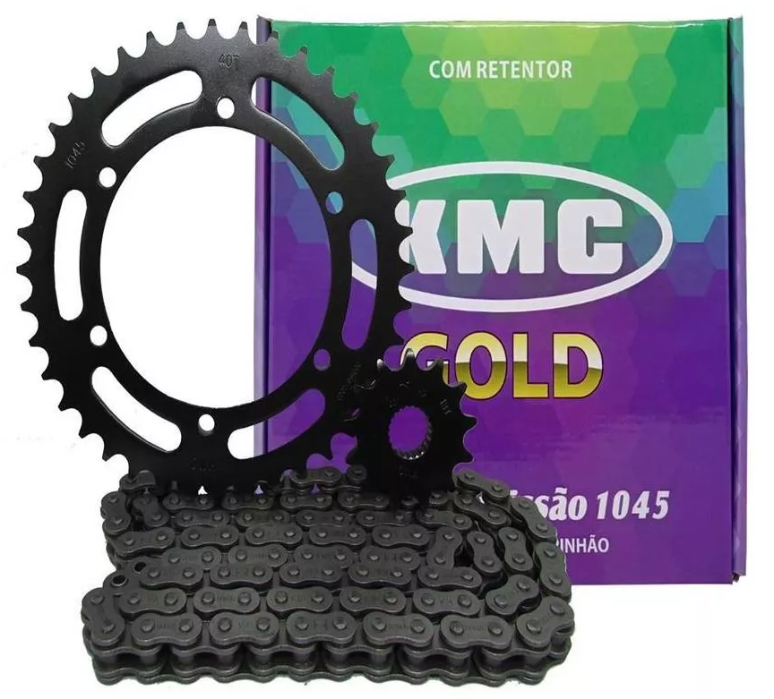 Kit Relação Transmissão Xtz 250 Tenere 520H Com Retentor KMC 880478