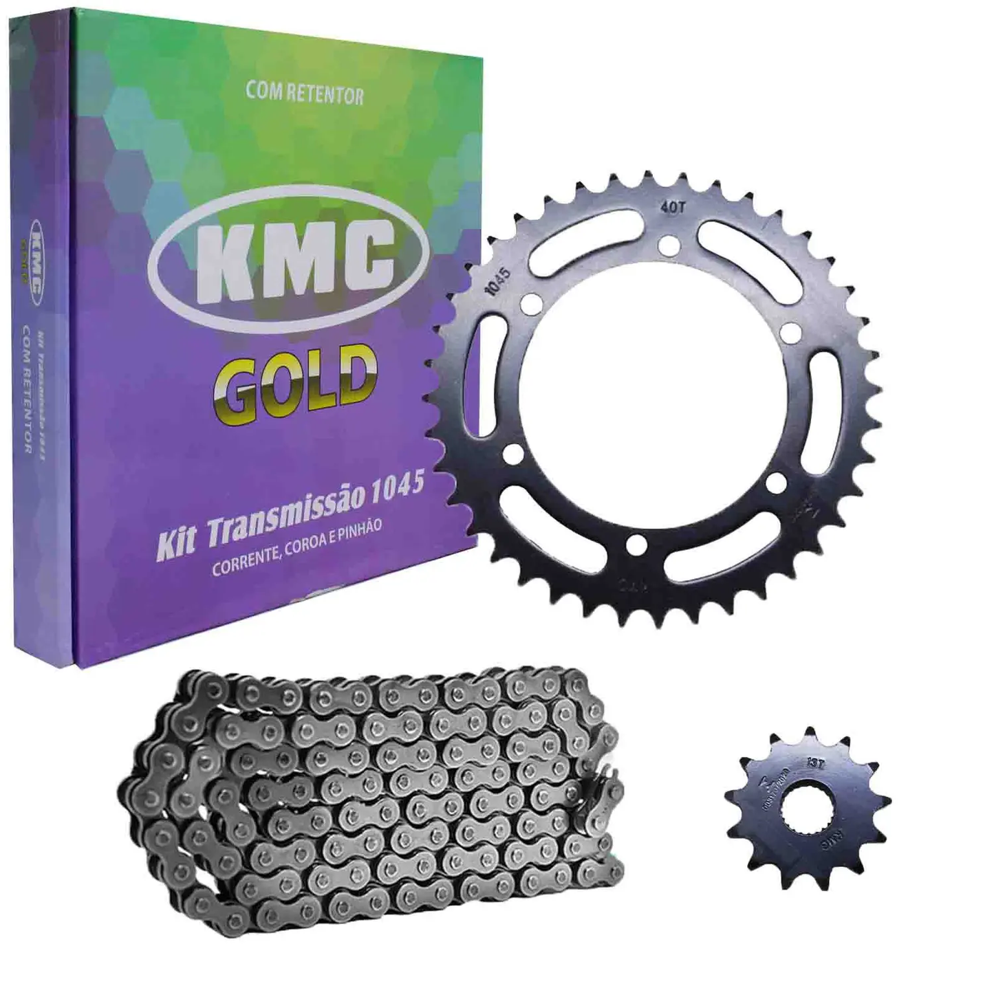 Kit Relação Transmissão Xtz 250 Tenere 520H Com Retentor KMC 880478